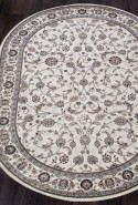 Ковер российский овальный VALENCIA DELUXE d251 - CREAM-BROWN (кремовый) Россия