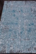 Ковер турецкий безворсовый MILENA 135405 - 05 (голубой) Турция