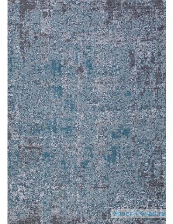 Ковер турецкий безворсовый MILENA 135405 - 05 (голубой) Турция