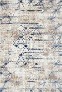 Ковер турецкий прямоугольный ANTEP O1703 - 630 CREAM / BLUE (кремовый, бежевый, синий) Турция