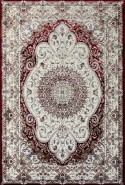 Ковер турецкий прямоугольный ASADU 00641C - BURGUNDY / BURGUNDY (кремовый, красный) Турция