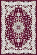 Ковер турецкий прямоугольный ASADU 00642A - BURGUNDY / BURGUNDY (кремовый, красный) Турция